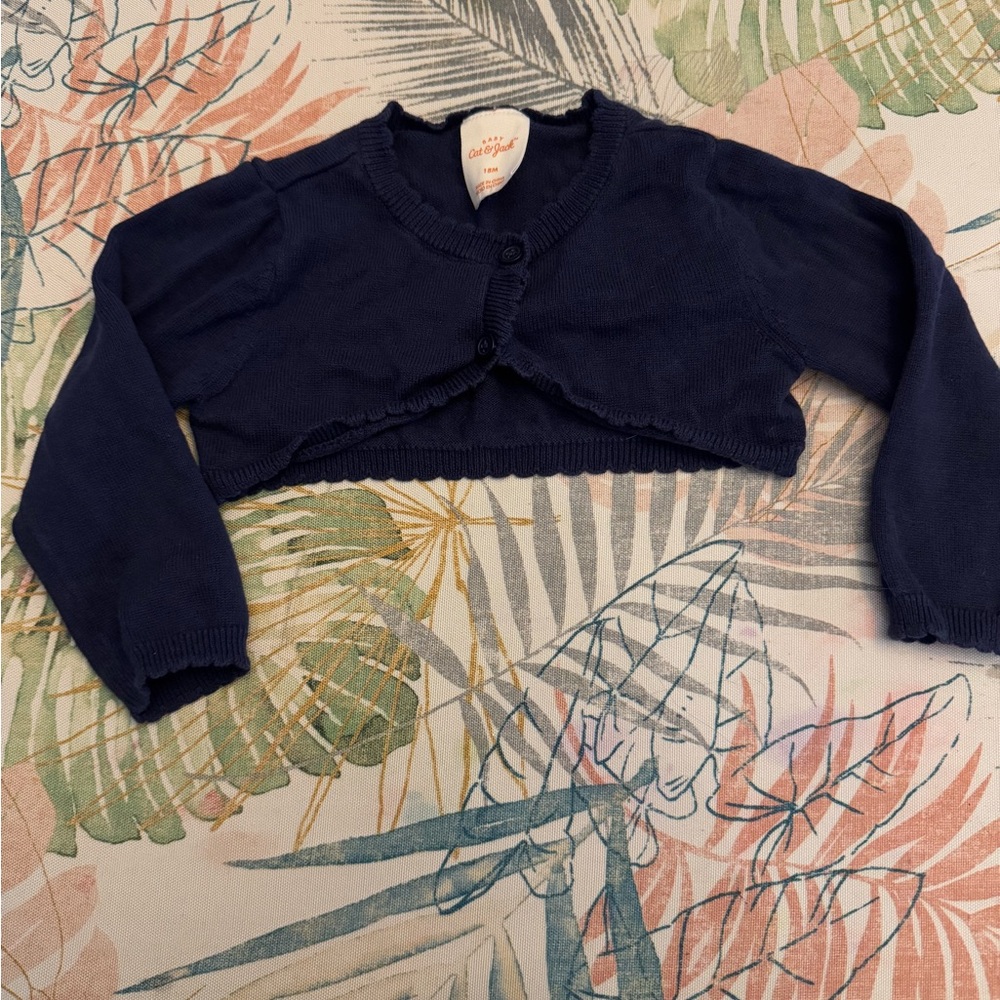 Cat & Jack Dark Blue Kids Sweater